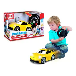 Іграшковий автомобіль на радіокеруванні Bb Junior Porsche 911 GT3 жовтий (16-92015) - мініатюра 2