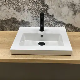 Умивальник VBI Acquaro white врізний VBI-018057, Білий - мініатюра 3