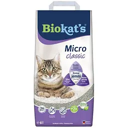 Наповнювач для котячого туалету Biokat's Micro Classic, 6 л