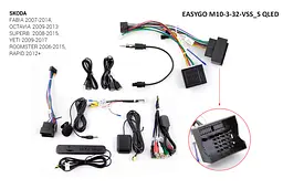 Штатна автомагнітола EasyGo M10-3-32-VSS_S QLED Skoda - мініатюра 3