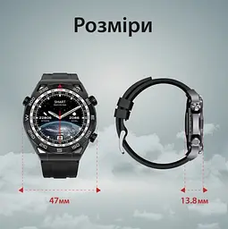 Смарт-годинник SmartX X5Max Bluetooth чорний - мініатюра 6