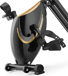 Велотренажер Gymtek FX600 магнітний складний з еспандерами золотий - мініатюра 16