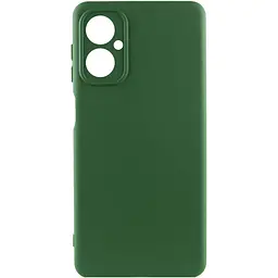 Чохол Silicone Cover Ummi Lakshmi Full Camera (AA) для Motorola Moto G55 5G Зелений/Dark green