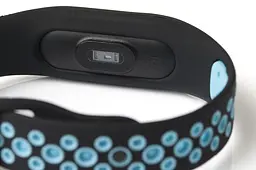 Силіконовий ремінець Primo Perfor Sport для Xiaomi Mi Band 2 Black Blue - мініатюра 3