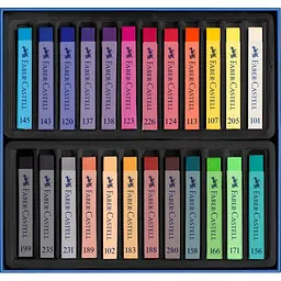 Пастель Faber-Castell Soft Pastels, м'яких, довжина крейди 70 мм, 24 кольори, 128324 (16794) - мініатюра 3
