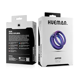 Ерекційне кільце Hueman Jupiter Vibrating Cock and Ball Ring 3.2 см (фіолетовий) - мініатюра 8