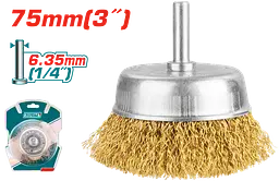 Щітка крацовка TOTAL TAC33031 (7090260)