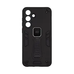 Чехол для Samsung Galaxy S25 FE 5G, Proover, черный, с подставкой и магнитом, противоударный, ударопрочный, бронированный, панель-накладка, защита всего корпуса, термополиуретан (TPU) + поликарбонат (PC), ArmorStandart (ARM86425)