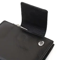 Вертикальний гаманець для жінок із натуральної шкіри ST Leather 22703 чорний - мініатюра 5