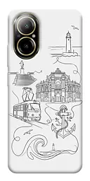 TPU чехол Demsky Odesa spirit для Realme C67 4G
