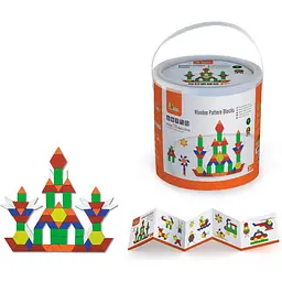 Мозаїка Viga Toys Дерев'яні картинки 250 елементів (50065) - мініатюра 2