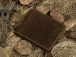Чоловічий шкіряний гаманець Vintage 11,5х9,5 см acs0015362 - мініатюра 4