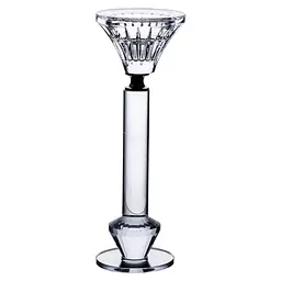 Підсвічник скляний Crystal lotus декоративний 19.5 см Yiwu HP-4-11M