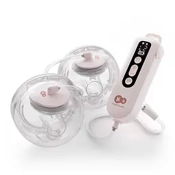 Подвійний електричний молоковідсмоктувач Kinderkraft GentleFlow Pink (KEGEFL00PNK0000) - мініатюра 3