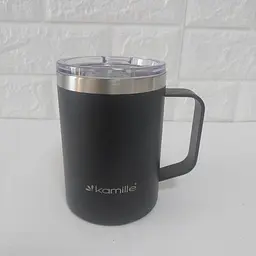 Термокухоль Kamille KM-2159 360 мл чорний