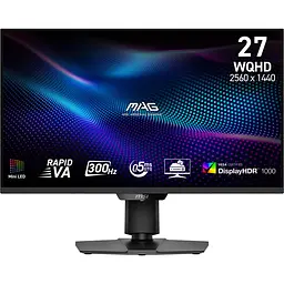 Монітор 27" MSI MAG 274QPF X30MV Mini LED (MAG 274QPF X30MV) 2560x1440 (QHD, 2K) VA 300 Hz
