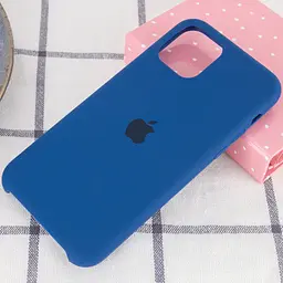 Чохол Silicone Case AA для Apple iPhone 11 Pro 5.8" Синій / Navy Blue - мініатюра 2