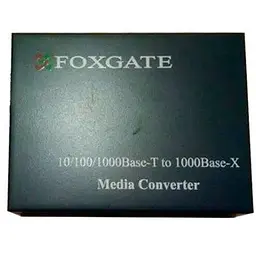 Медіаконвертер FoxGate 10/100/1000Base-T RJ45 to 1000Base-SX/LX SFP slot (EC-SFP1000-FE/GE-LFP)