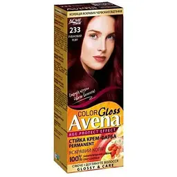 Крем-фарба AVENA Gloss Color 233 Рубіновий