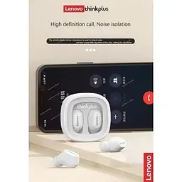 Бездротова гарнітура Lenovo XT62 TWS у кейсі біла - мініатюра 3