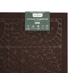 Килимок придверний Eco Fabric Листя без кромки коричневий 40 х 60 см (4060-008) - мініатюра 7
