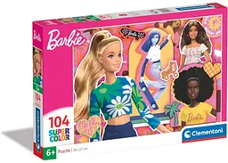 Пазл Clementoni SuperСolor: Модні дівчата, Барбі (SuperСolor - Barbie Puzzle - 104 pcs.), 104 ел. (25753)