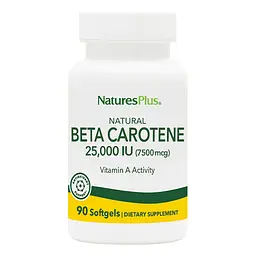 Вітаміни та мінерали NaturesPlus Beta Carotene 25000 IU 90 капсул