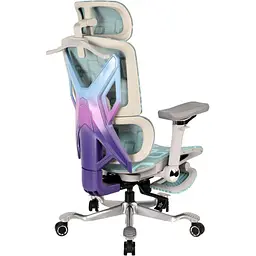 Геймерське крісло GT Racer X-900 Gray/Violet/Blue [174675] - мініатюра 5