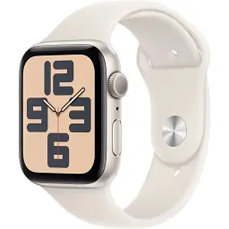 Смарт-годинник Apple Watch SE 2 2024 GPS 44mm Starlight Aluminium with Starlight Sport Band M/L MXEV3 - мініатюра 2