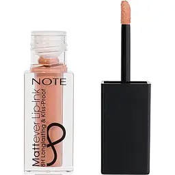Матовий флюїд для губ Note Cosmetique Mattever Lip-Ink відтінок 01 First Love Beige 4.5 мл - мініатюра 2