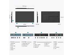 Інтерактивна панель BenQ RE8604 (9H.F9GTK.DE4) - мініатюра 6
