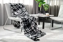 Плед Ardesto Flannel 200х220 см сіра клітинка (ART0102PB) - мініатюра 6