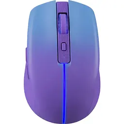 Мишка Defender Mystery MM-301, бездротова Bluetooth+2.4G, 1600 dpi., 4кн., 500mAh, LED, фіолетова