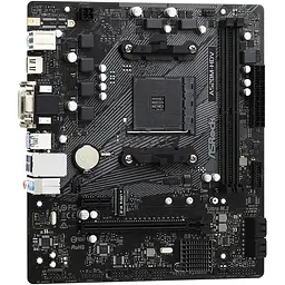 Материнська плата ASRock A520M-HDV (AM4/A520, 2xDDR4, PCIex16, D-Sub/DVI-D/HDMI, 4xSATAІІІ, M.2, GLan, 8ch, mATX) - мініатюра 4