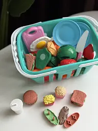 Дитячий набір продуктів у кошику, 25 елементів - мініатюра 2