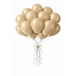 Надувні кульки набір 100 шт. HTOP Balloons Party 12 дюймів товари для свята дня народження Золотистий