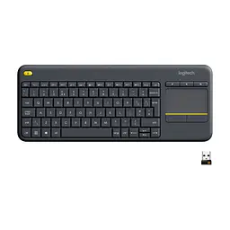 Клавіатура Logitech K400 Plus Touch Wireless UA Black (920-007145)