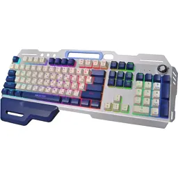 Клавіатура Maxxter KBG-RGB-01-UA RGB USB Metal (KBG-RGB-01-UA) - мініатюра 2