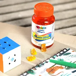 Ведмежуйки Pediakid Gommes Omega 3, 60 жувальних мармеладок - мініатюра 4