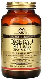 Омега-3 (риб'ячий жир) Solgar Omega-3 EPA & DHA 700 мг 120 гел капс