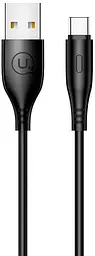 USB Кабель Usams Type-C U18 Round 2A 1.0m Чорний