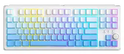 Клавіатура MageGee SKY 87 RGB Blue Whale Switch Wireless (6971969728509) White/Blue Gradient (G-000003958)