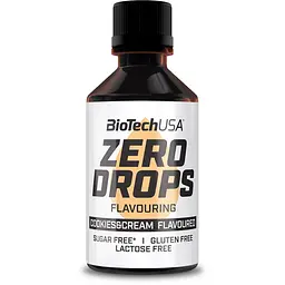 Замінник харчування BioTech Zero Drops, 50 мл - Печиво-крем