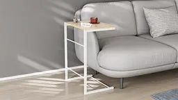 Столик Террі 650x440x330 Білий метал ДСП Дуб Сан-Марино 16мм FRD-104656 - мініатюра 3