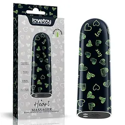 Вібропуля Rechargeable Glow-in-the-dark Heart Massager