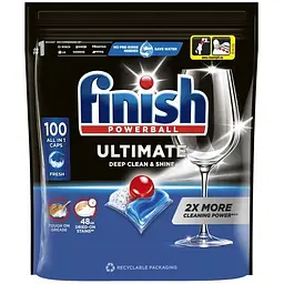 Таблетки для посудомийних машин Finish Ultimate All in 1 100 шт. (5908252012091)