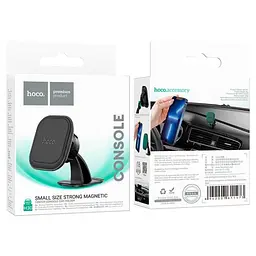 Автотримач Hoco H30 Brilliant magnetic car holder(center console) Чорний - мініатюра 2