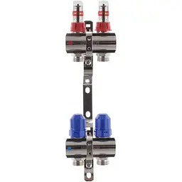 Колекторний блок з витратомірами Koer KR.1110-02 1"x2 ways KR2639