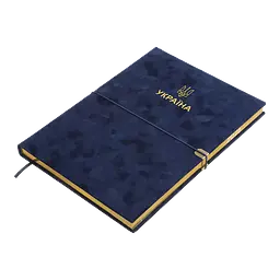 Щоденник датований Buromax Patriot Velour 2026 A4 штучна шкіра синій (BM.2770-02) - мініатюра 2