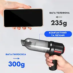 Пилосос XPRO DK-03/HL-103B портативний автомобільний чорний (43703-DK-03_405) - мініатюра 8